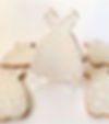 White brides dress sugar cookies