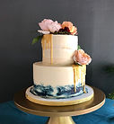 wedding-cake-blue-watercolour-semi-nakie